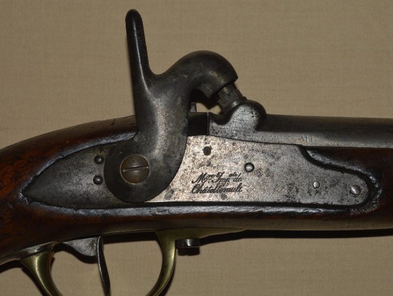 ﻿French M1822 Percussion Cavalry Pistol - Antique Weapon Store