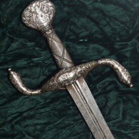 Silver Inlaid North European Rapier from Hever Castle, ca. 1630