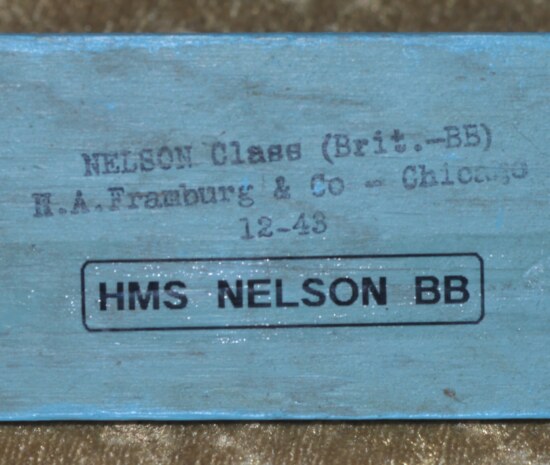 WWII British Navy Warship Identification Model Set - Image 12