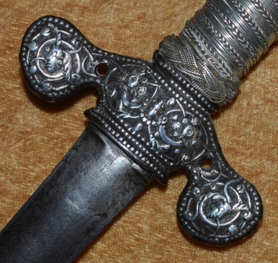 Silver Inlaid Pillow Sword, ca. 1660, Probably English - Image 7