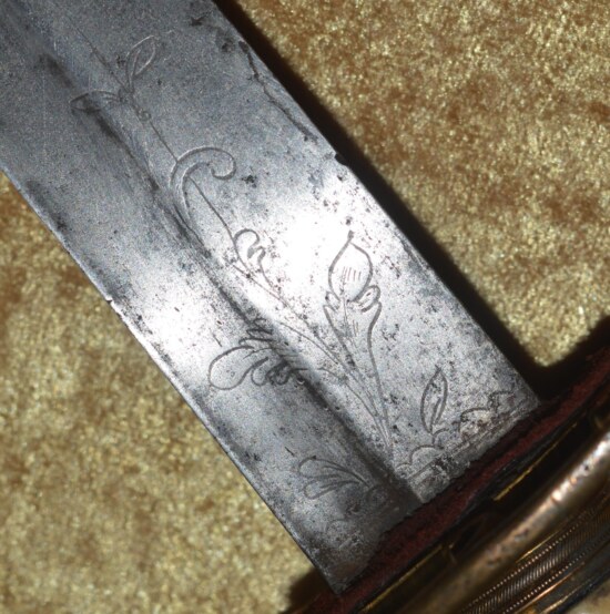 US Eagle Head Artillery Officer's Sword, ca. 1810 - Image 8